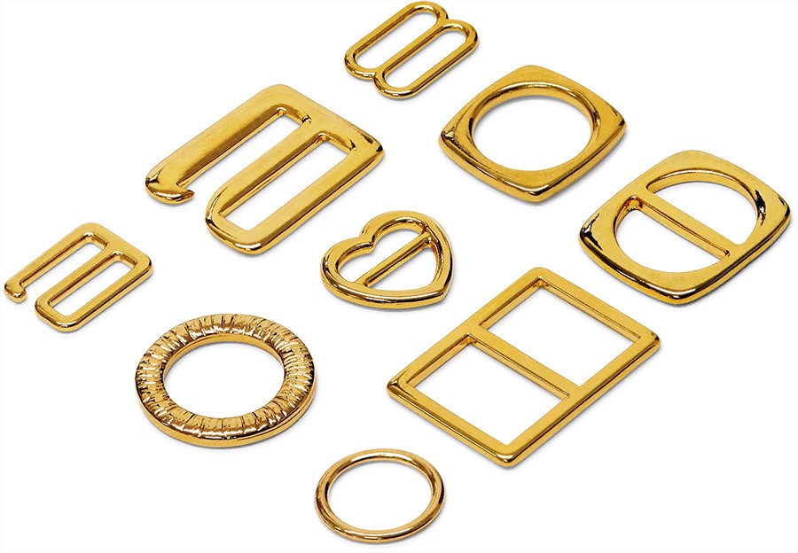 Reguladores, argolas e ganchos